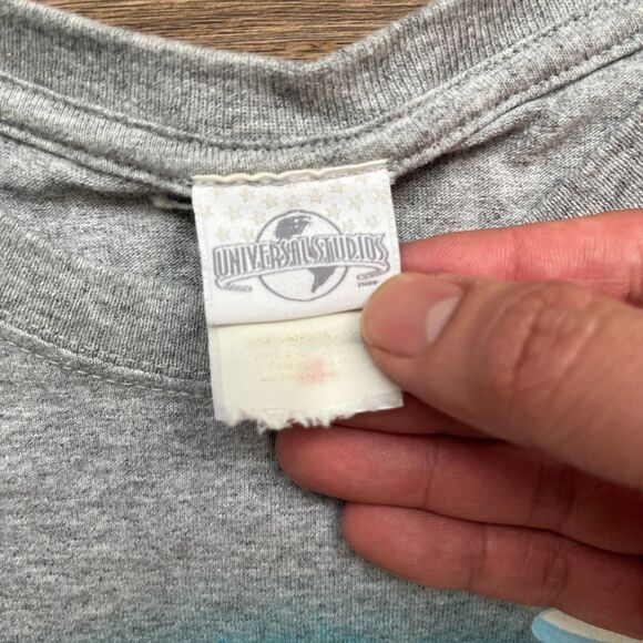 Universal Studios Theme Park Orlando Florida The Simpsons Men's M T-Shirt Gray - Picture 3 of 7